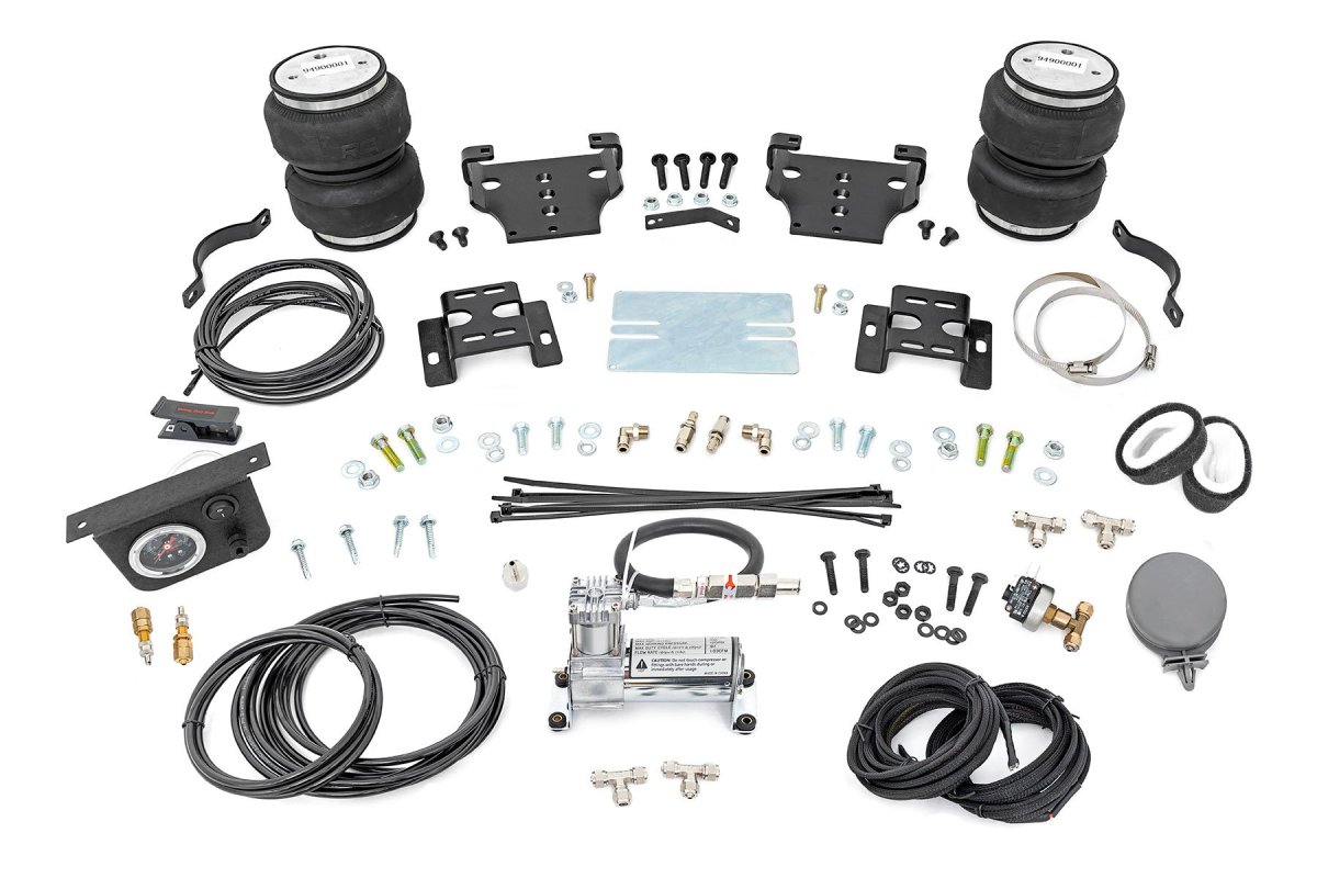 Chevrolet Silverado 2500 HD Air Spring Kit - Rear - Rough Country - 0-6